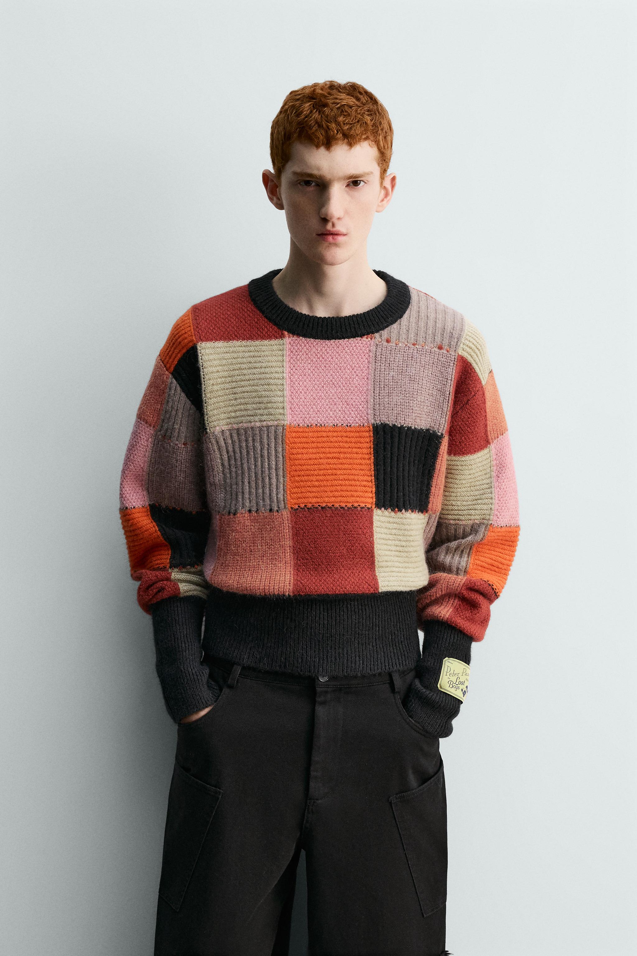 PATCHWORK JUMPER HARRY LAMBERT FOR ZARA X DISNEY